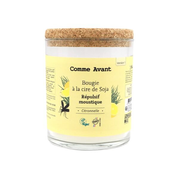 Bougie répulsive anti-moustique – 190g – Comme Avant – Image 2
